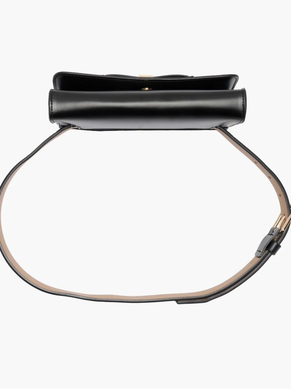 Kate Spade Black Leather Bow Belt Bag w/Gold Hardware      Sz L/XL NWT